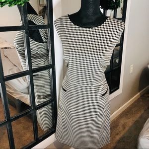 Classic houndstooth dress